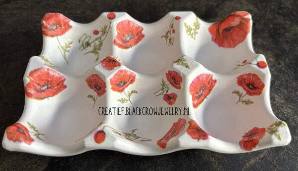 Egg Tray "Poppy" (uitverkocht)