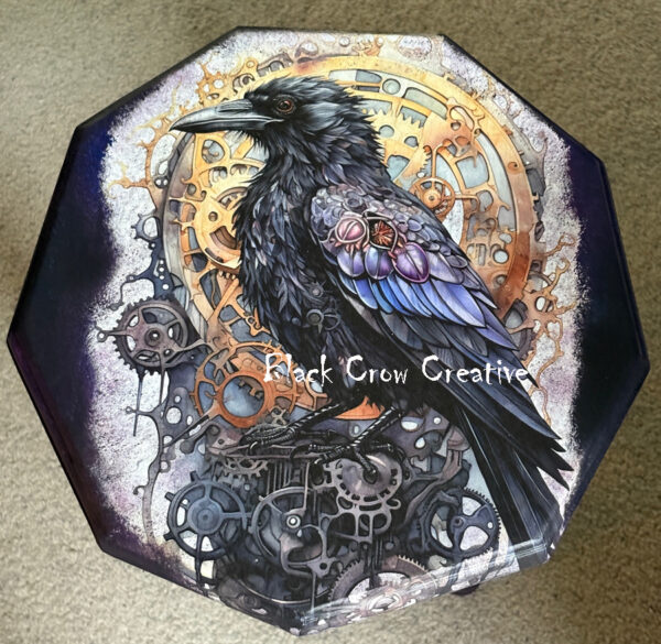 Steampunk Crow bijzettafeltje