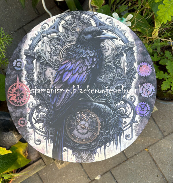 Steampunk Crow bijzettafeltje 2