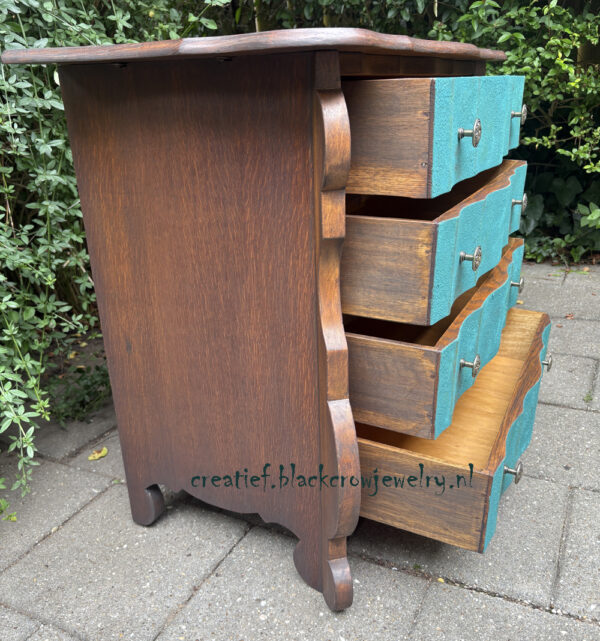 antiek kastje restyled - Afbeelding 3